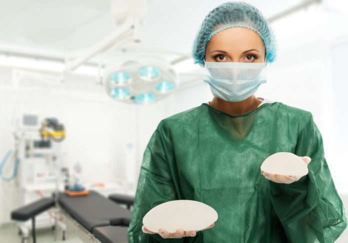 breast implant silicon surgery plastic