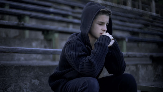 depression teen boy lonely sad