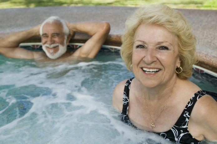 senior hottub jacuzzi spa