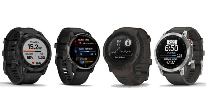 garmin watches lineup