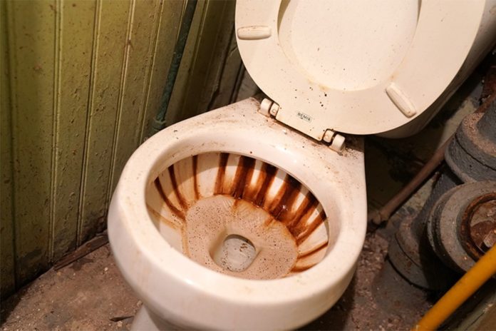 Rusty toliet