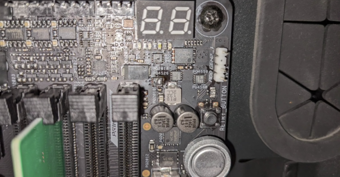 asus z690 hero motherboard burning