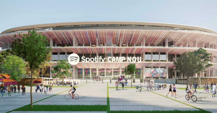 spotify camp nou soccer stadium