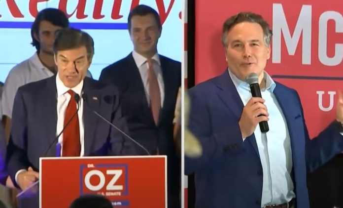 PA senate race dr oz screengrab