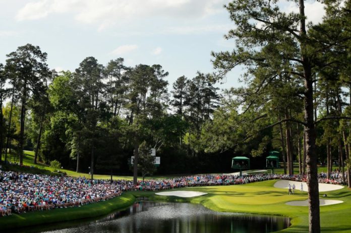 augusta 16th tiger woods