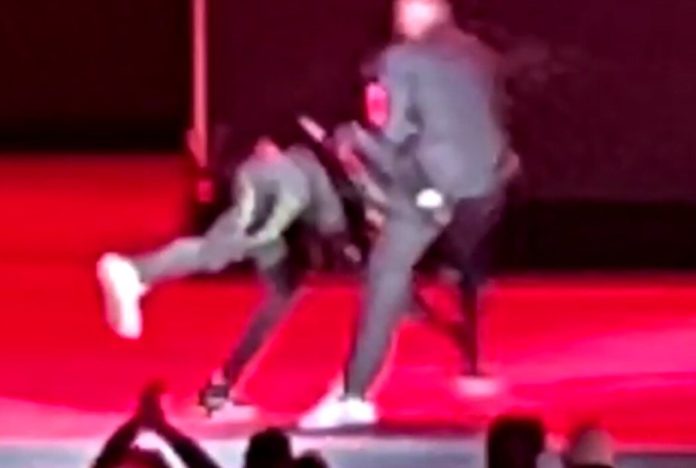 chappelle attacked stage