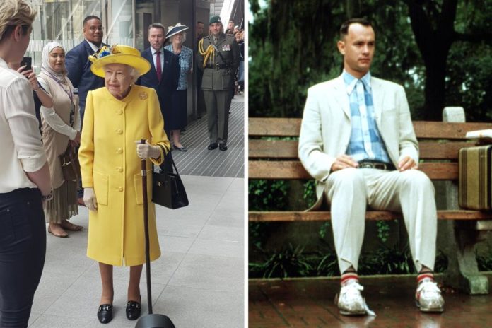 comp forrest gump lookalike queen elizabeth platinum jubilee