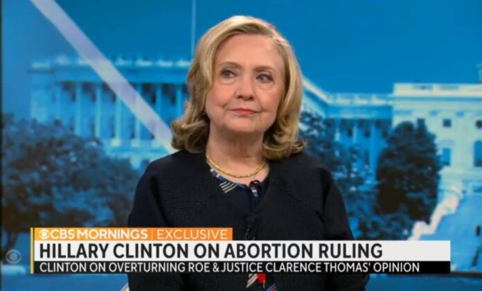 Hillary Clinton CBS Mornings Screen Image 06282022 e1656429644628