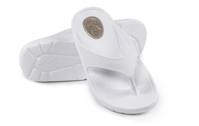 mypillow sandals womens top white