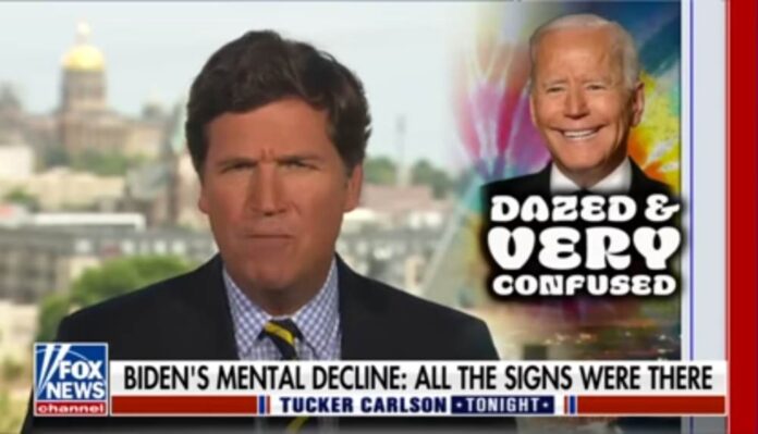 Biden on Pills Tucker Carlson Tonight Screen Image 07152022 e1657951817510