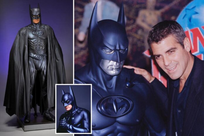 clooney batman nipple suit auction comp 1