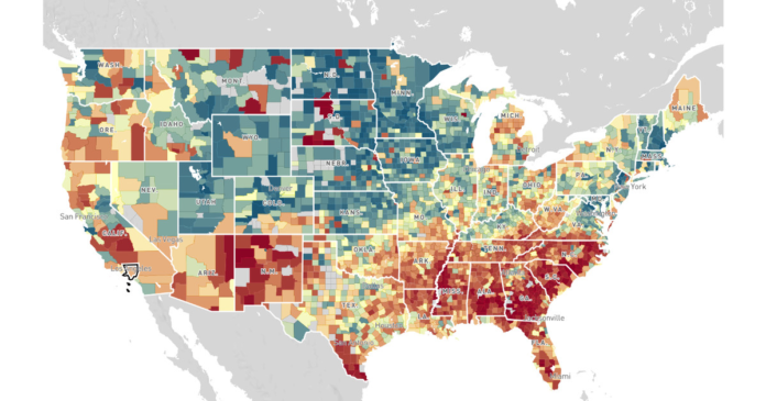 EconomicConnectednessIndividual county los angeles county ca