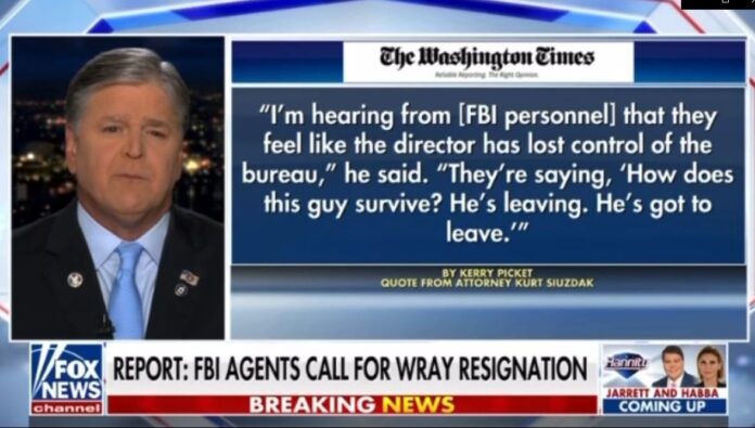 sean hannity wray resign