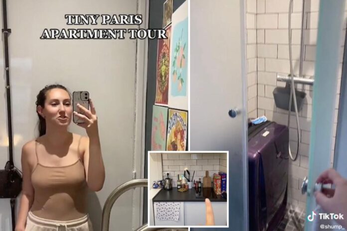 tiktok 96sqft paris apartment tiny comp 1