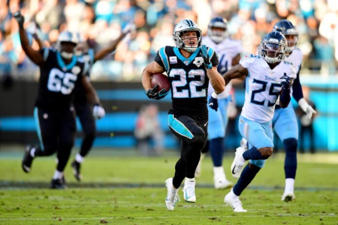 Christian McCaffrey runs for touchdown 1