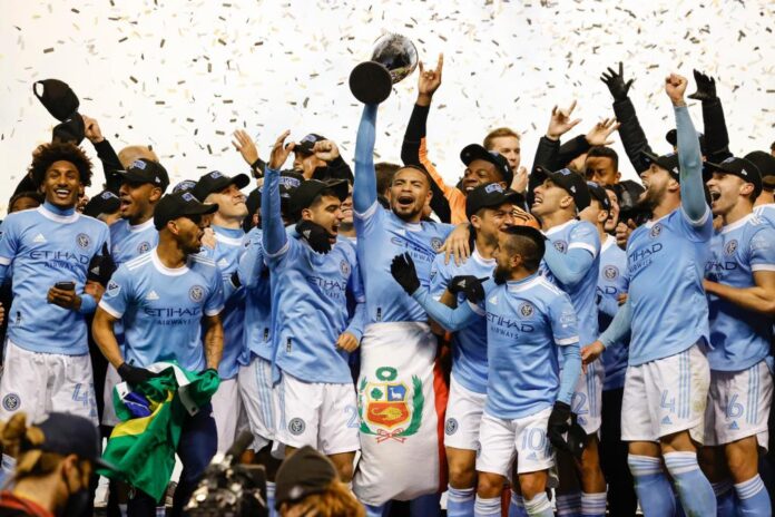 NYCFC lift mls cup