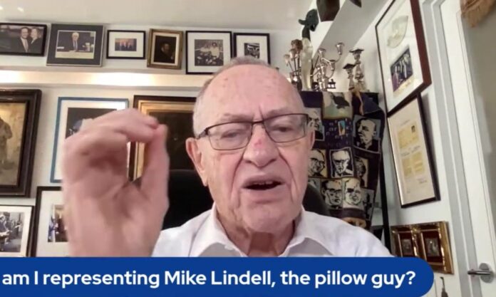 dershowitz on representing mike lindell 2