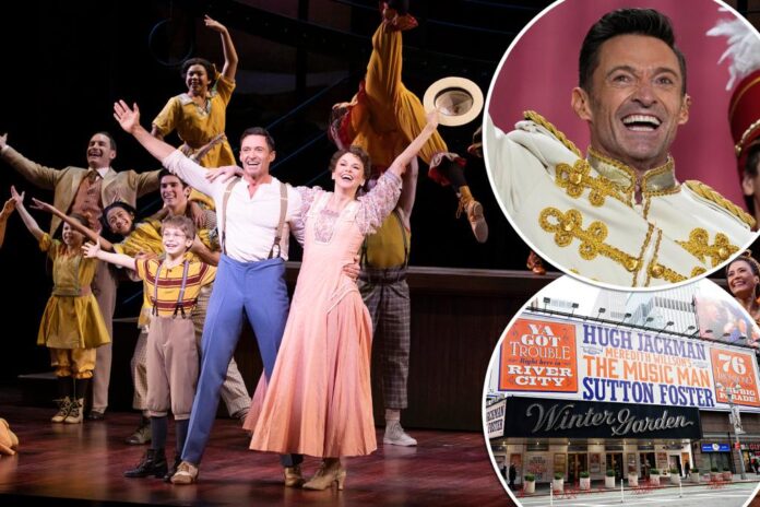 hugh jackman sutton foster music man comp