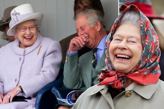 queen laughing