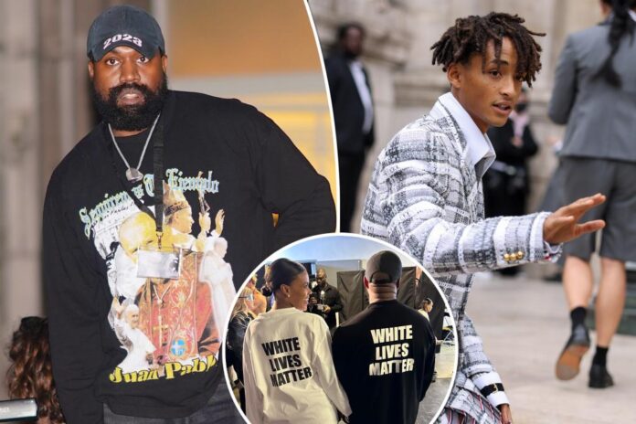 kanye west jaden smith white lives matter comp