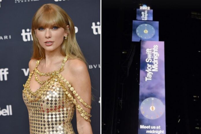 taylor swift to debut midnights lyrics with times square billboards homepage