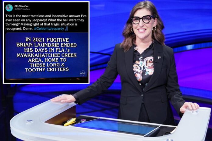 jeopardy slammed for tasteless clue homepage