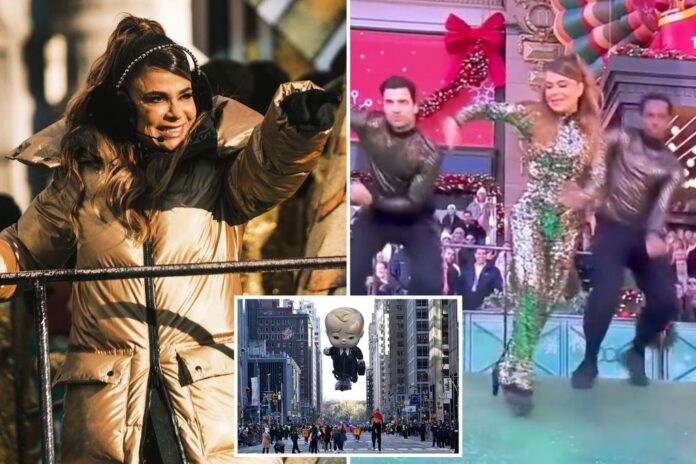 paula abdul dance thanksgiving parade comp