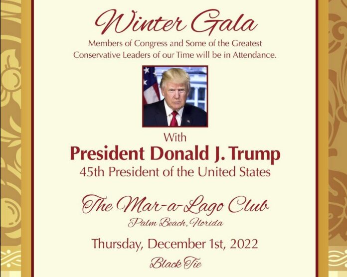 winter gala invitation