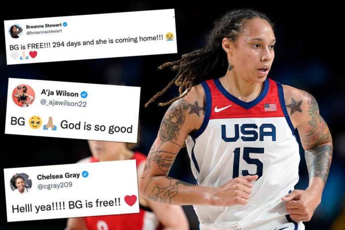 brittney griner release wnba tweets comp