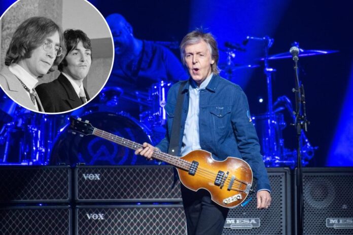 sir paul mc cartney says he couldn t talk about former beatles bandmate john lennon after his tragic death