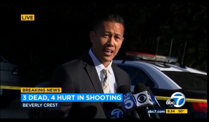 Beverly Crest Mass Shooting Screen Image KABC TV 01282023