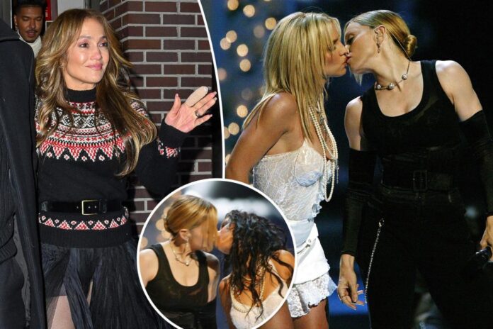 jennifer lopez madonna vmas kiss comp