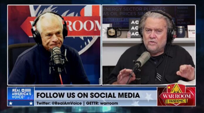 Dr Peter Navarro on Bannon War Room