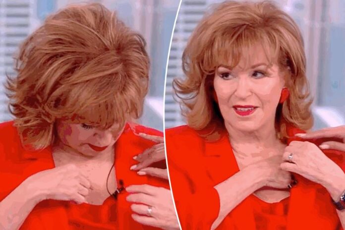 joy behar s bra malfunction stops the view it was like an earthquake