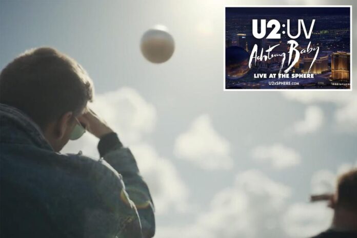 u2 release sphere sky commercial 0018