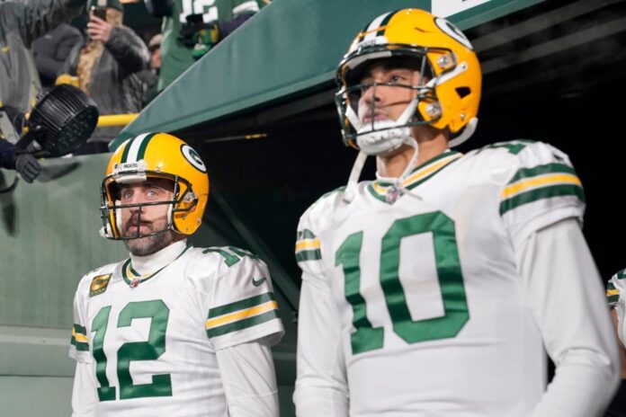 aaron rodgers jordan love