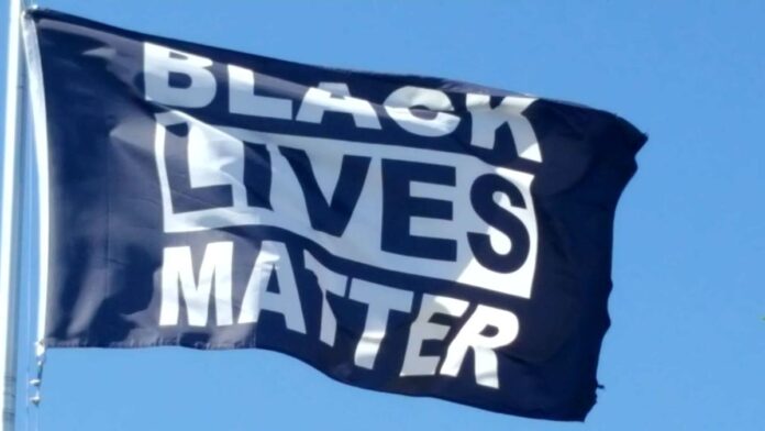 black lives matter flag