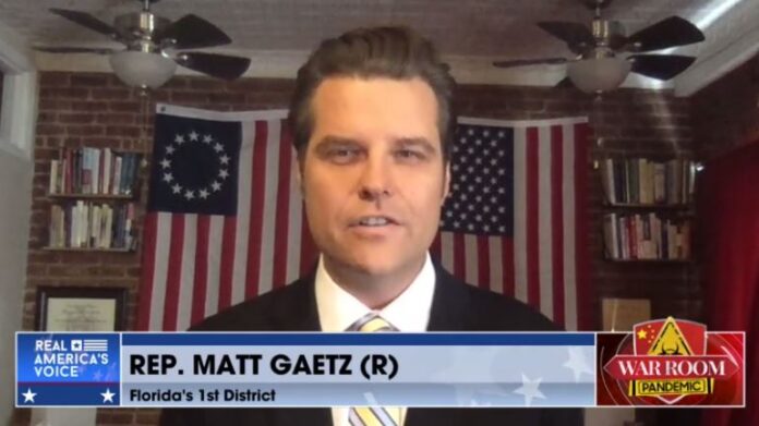 matt gaetz war room 1