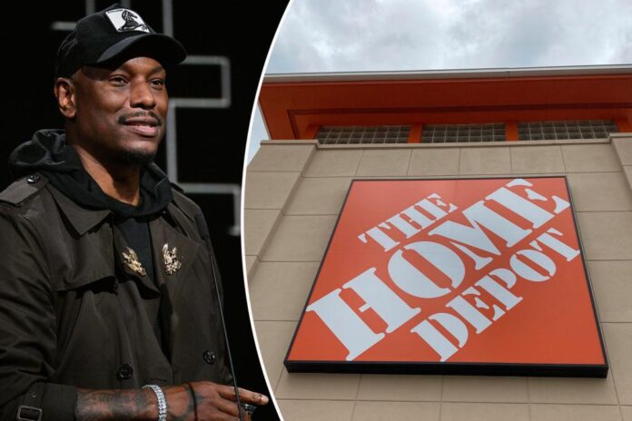 tyrese gibson home depot hp 2