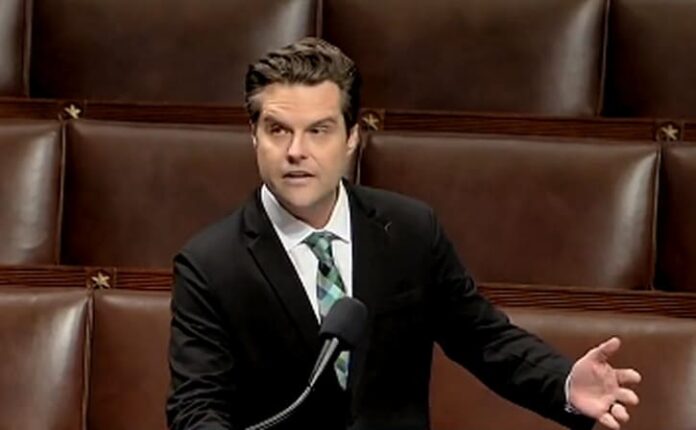 Matt Gaetz spending