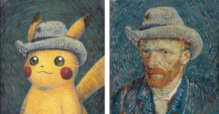 Pikachu x Van Gogh Museum