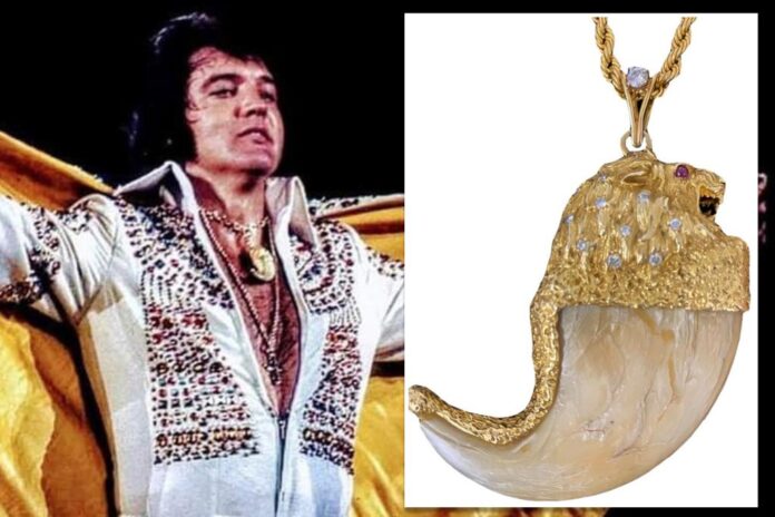 elvis presleys lion claw necklace 72719962