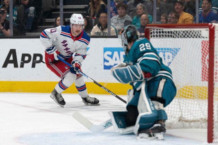 2024 01 24T042928Z 967752324 MT1USATODAY22358748 RTRMADP 3 NHL NEW YORK RANGERS AT SAN JOSE SHARKS