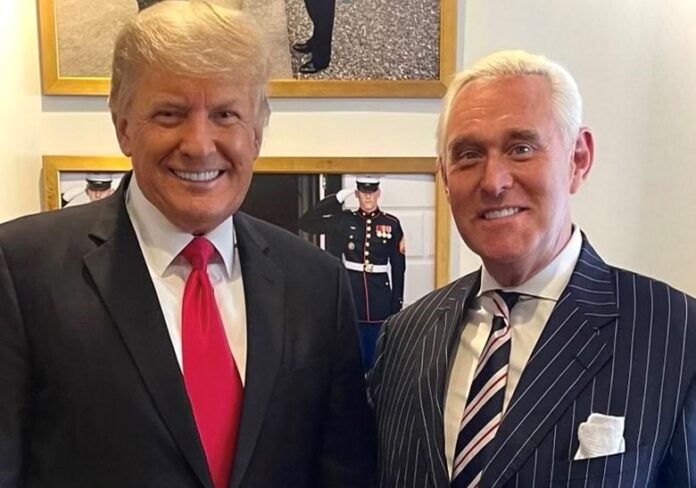 Roger Stone with President Trump