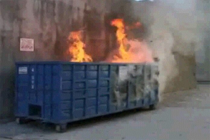 dumpster fire