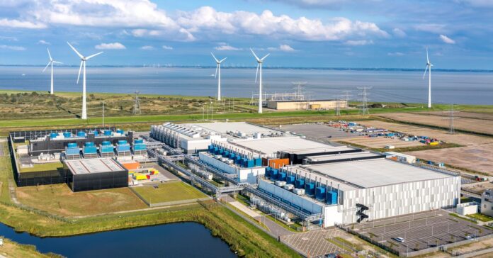 Google Data Center eemshaven wind turbines