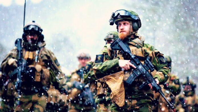 norwegian troops