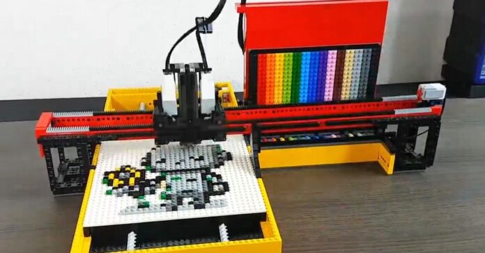 lego brickart machine 1