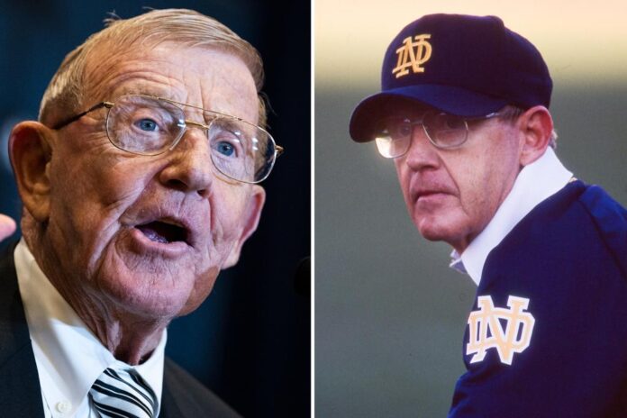 lou holtz former notre dame 84346671