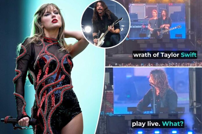 taylor swift seemingly reacts foo 84375719